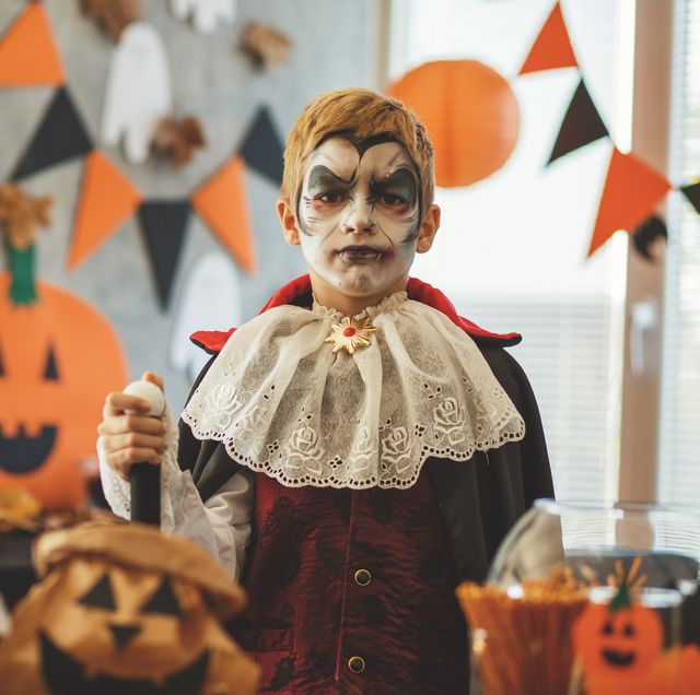 how to clean Halloween costumes with makeup and blood stains