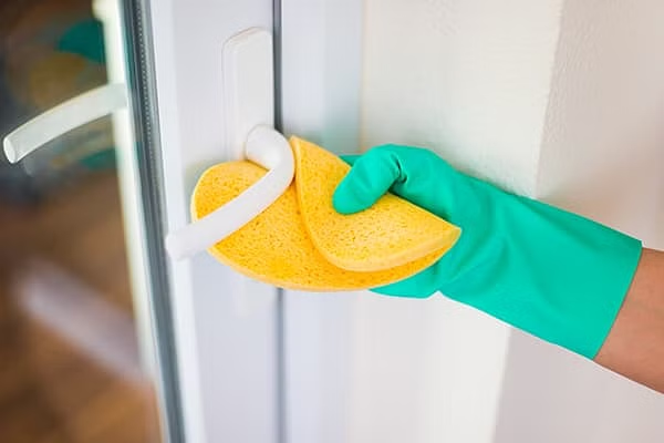 doorknob is one of the priority areas to clean