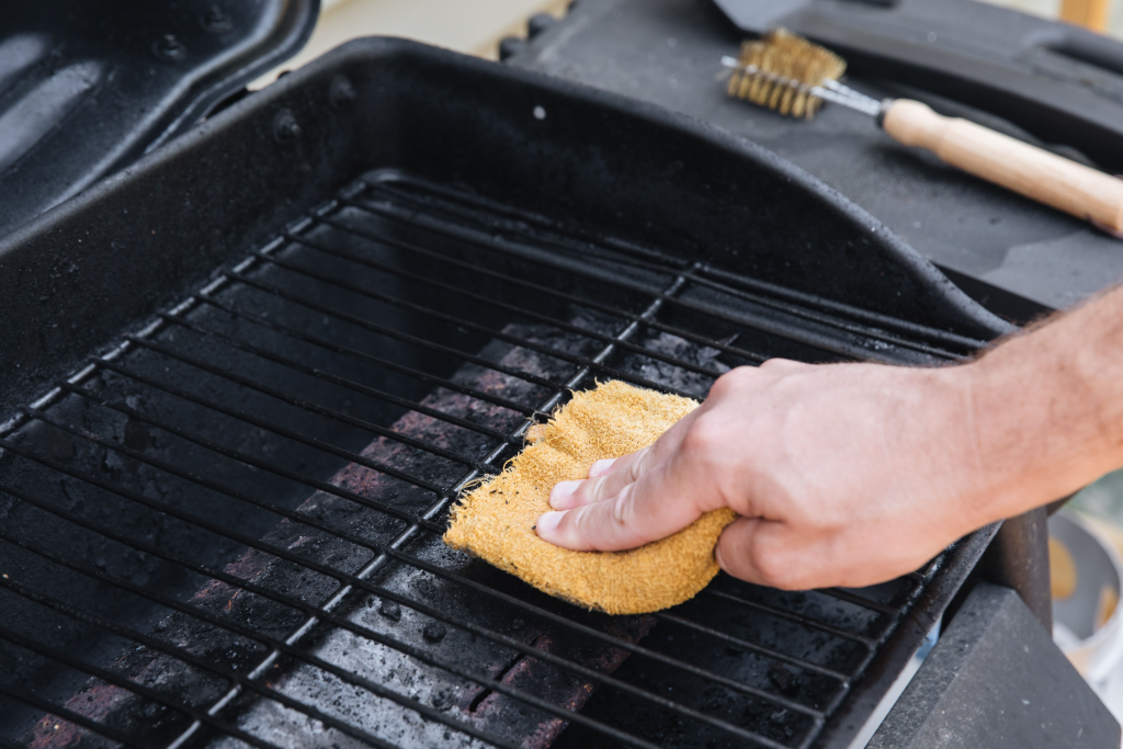 prep your BBQ grill for a clean