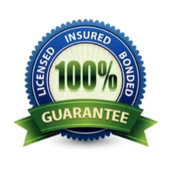 Guarantee seal 100% licensed insured bonded