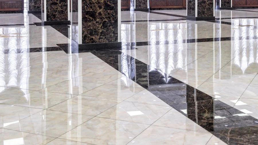natural stone commercial floor