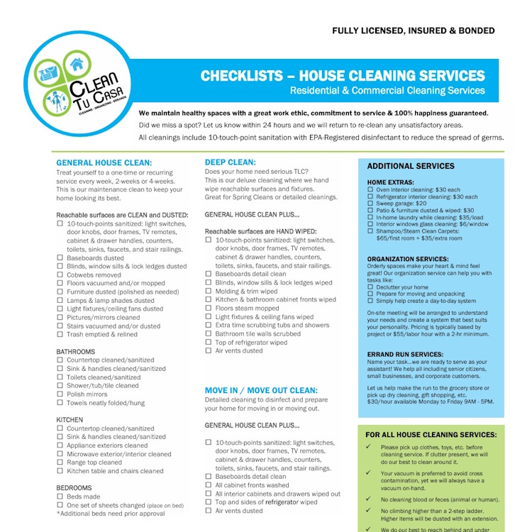 Cleaning services in Metro Atlanta, GA Cleaning services in Metro Atlanta, GA