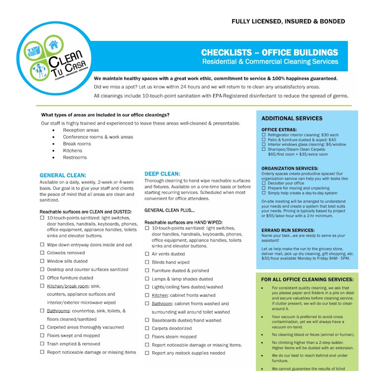 Cleaning services in Metro Atlanta, GA Cleaning services in Metro Atlanta, GA